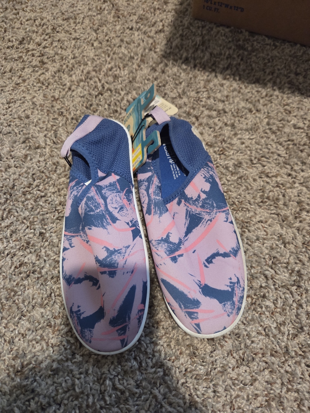 Speedo Girl Water Shoes Pink And Blue Accents